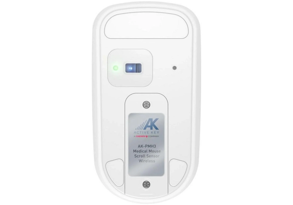 Active Key Souris AK AK-PMH3OS-FUS-B Medical 3-Button Scroll Blanc