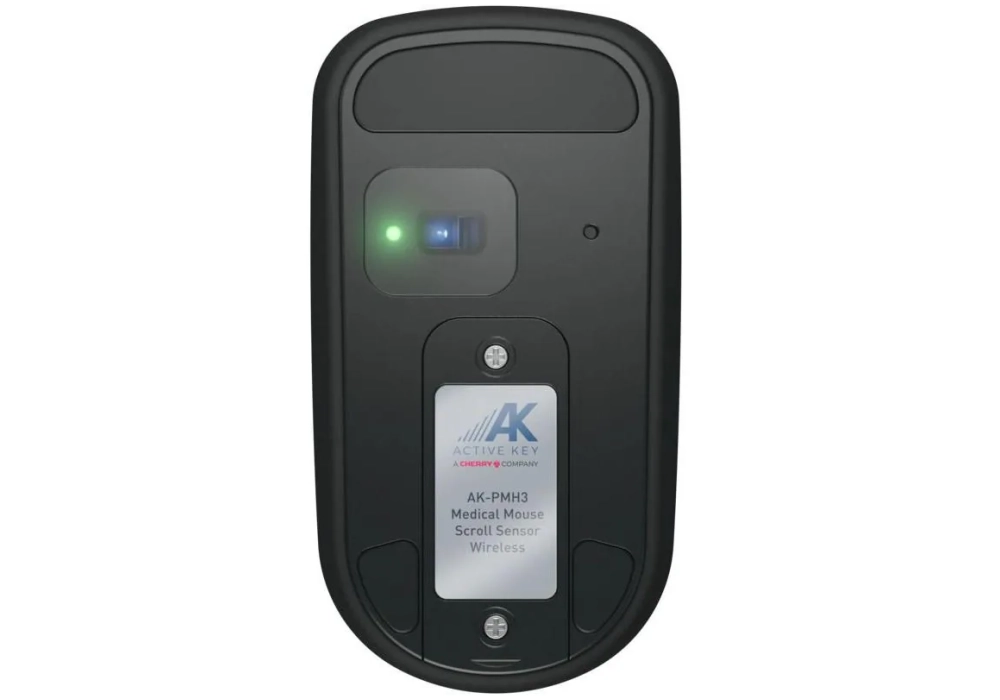 Active Key Souris AK AK-PMH3OS-FUS-B Medical 3-Button Scroll Noir