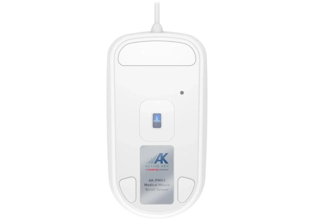 Active Key Souris AK-PMH3OS-US-B Medical Mouse Scroll Blanc