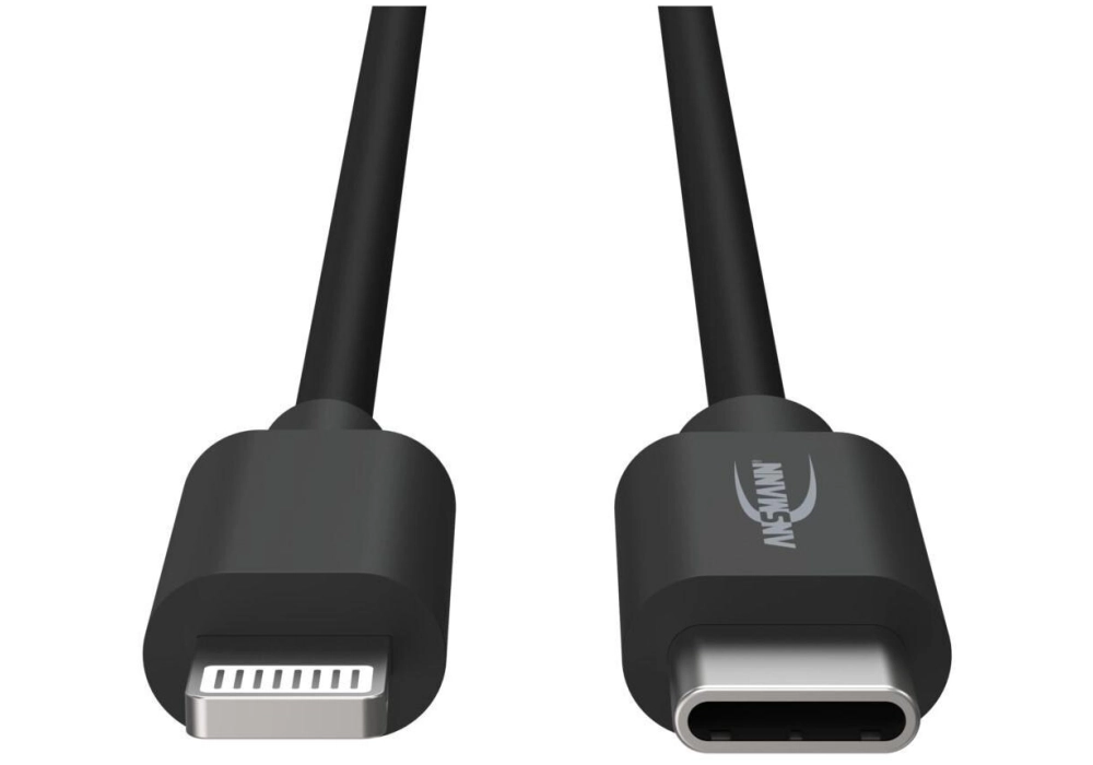 Ansmann Câble USB Lightning USB C, 200 cm