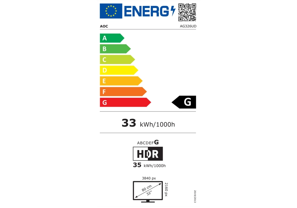 AOC Moniteur AG326UD