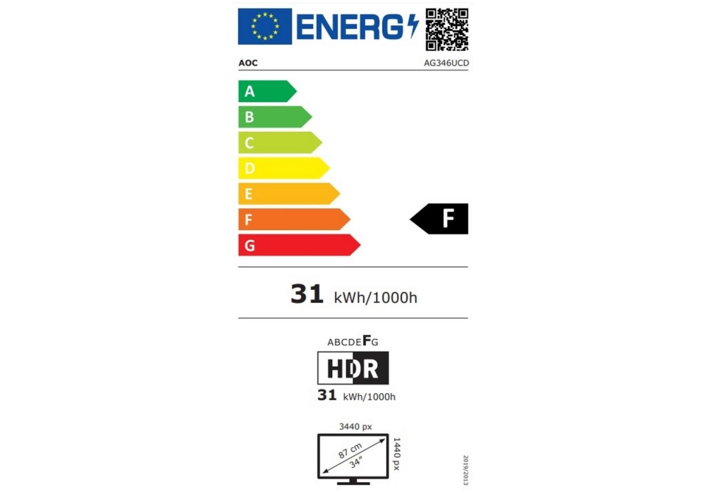 AOC Moniteur AG346UCD