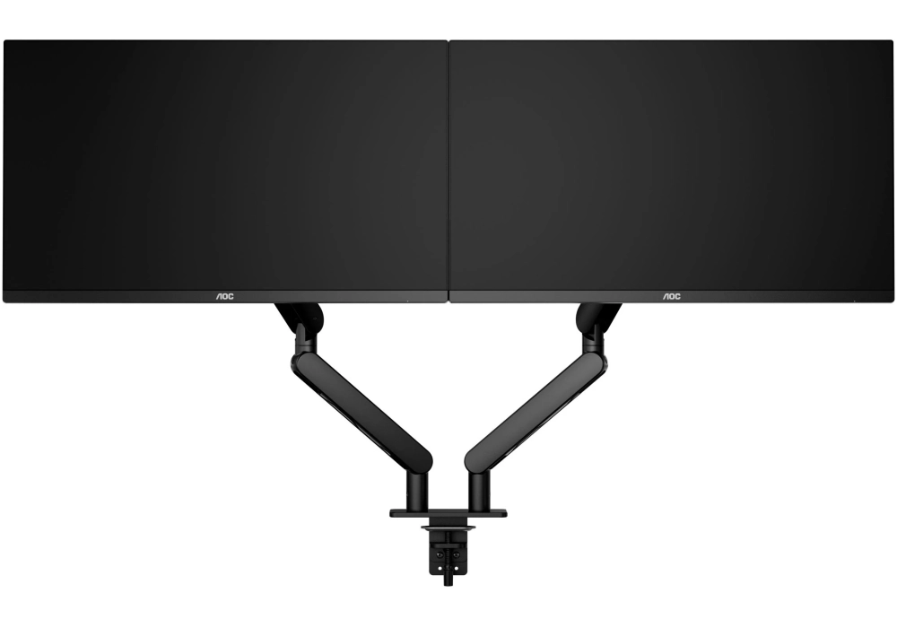 AOC Supports de table AM420B Dual jusqu’à 9 kg – Noir