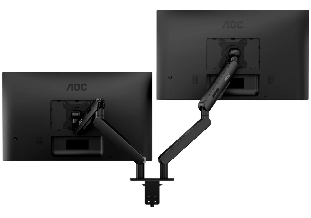 AOC Supports de table AM420B Dual jusqu’à 9 kg – Noir