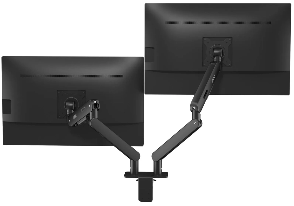 AOC Supports de table AM420B Dual jusqu’à 9 kg – Noir