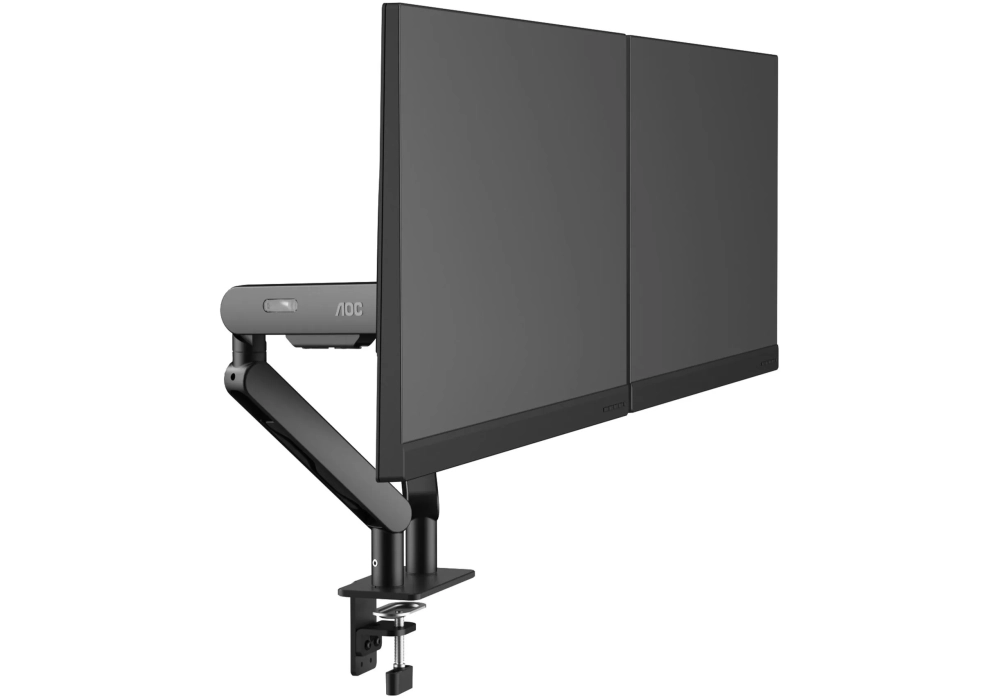 AOC Supports de table AM420B Dual jusqu’à 9 kg – Noir