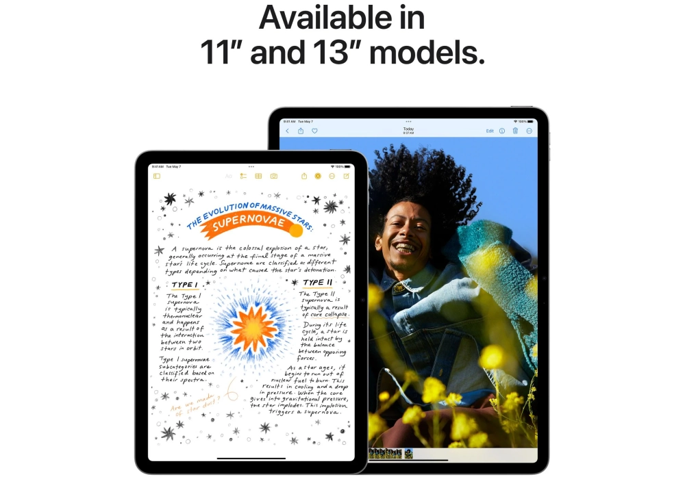 Apple iPad Air M2 11" WIFI - 128 Gb (Starlight) 2024