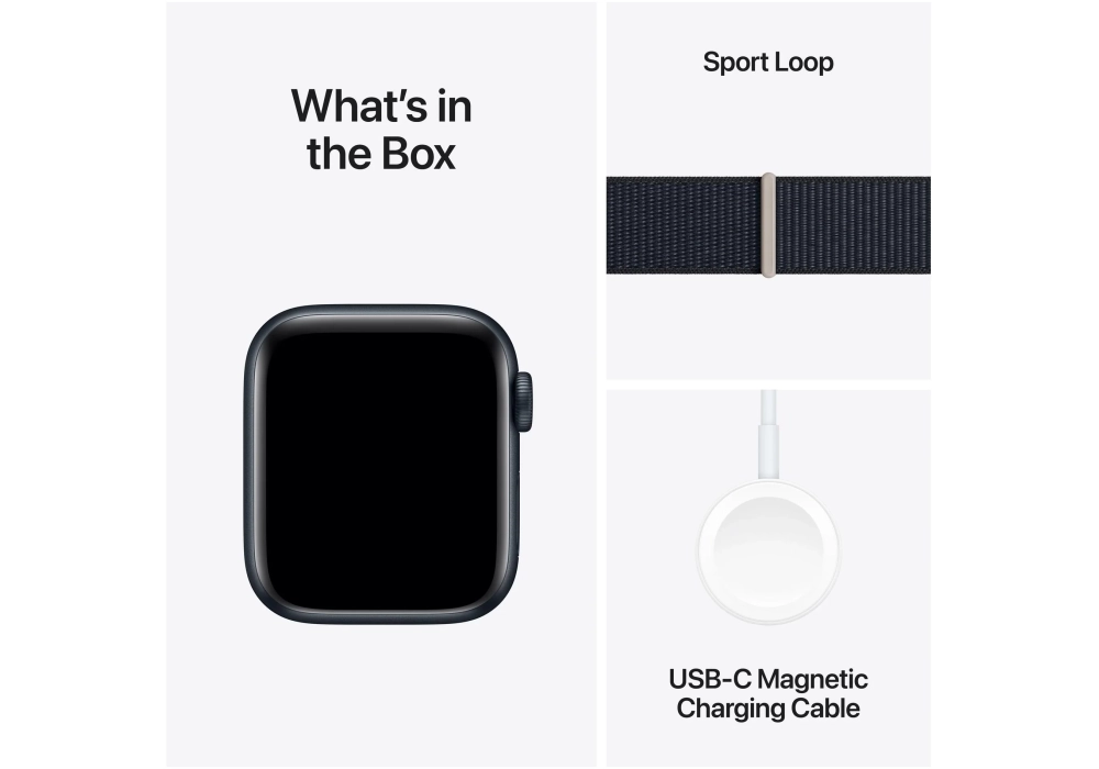 Apple Watch SE 2023 40 mm LTE Alu Sport Loop Minuit