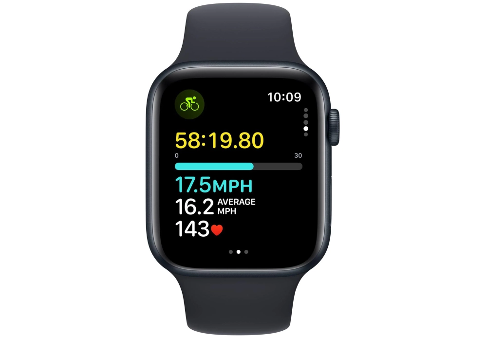 Apple Watch SE 2023 44 mm GPS Alu Sport Minuit S/M