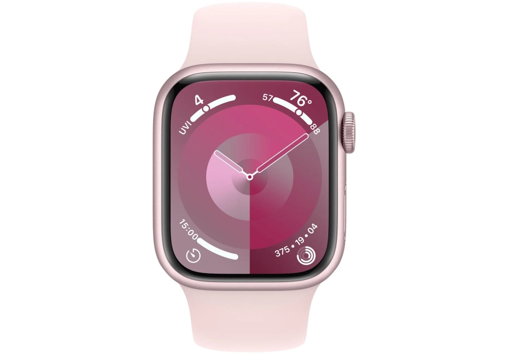 Apple Watch Series 9 41 mm Alu Rose Sport Rose pâle M/L