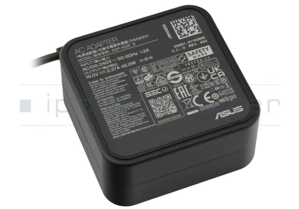 Asus 45W 4.5/2.9 mm Power Adapter 