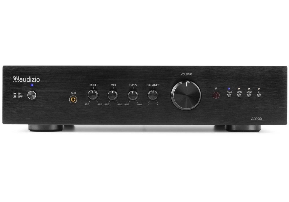 Audizio Amplificateur stéréo AD200B Noir