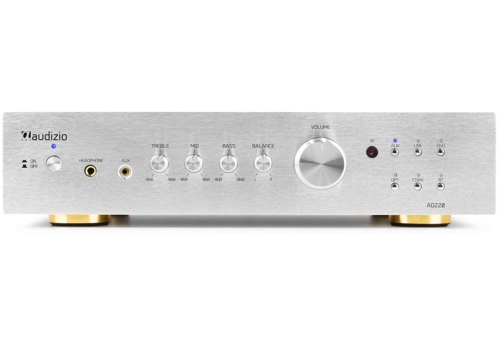 Audizio Amplificateur stéréo AD220A Argenté