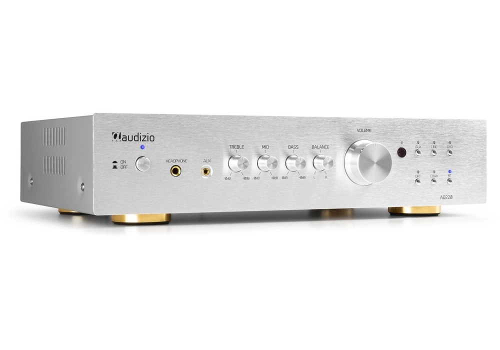 Audizio Amplificateur stéréo AD220A Argenté