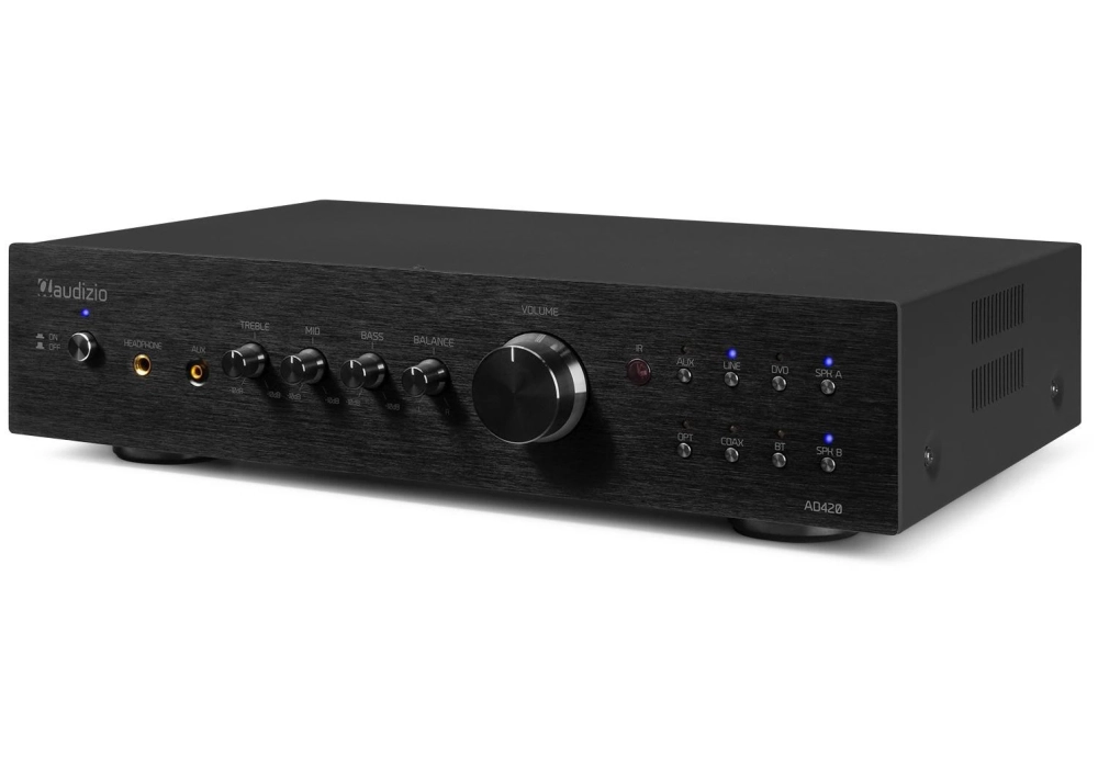 Audizio Amplificateur stéréo AD420B Noir