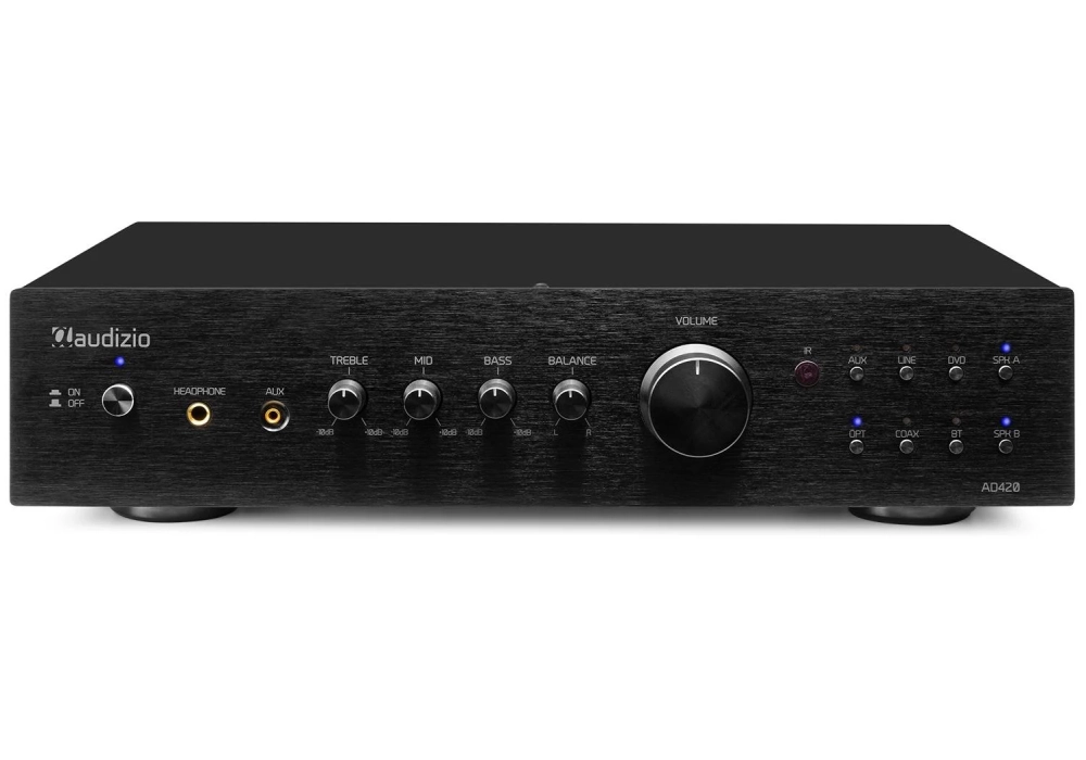 Audizio Amplificateur stéréo AD420B Noir