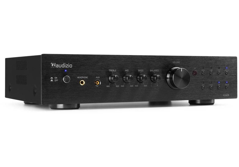 Audizio Amplificateur stéréo AD420B Noir