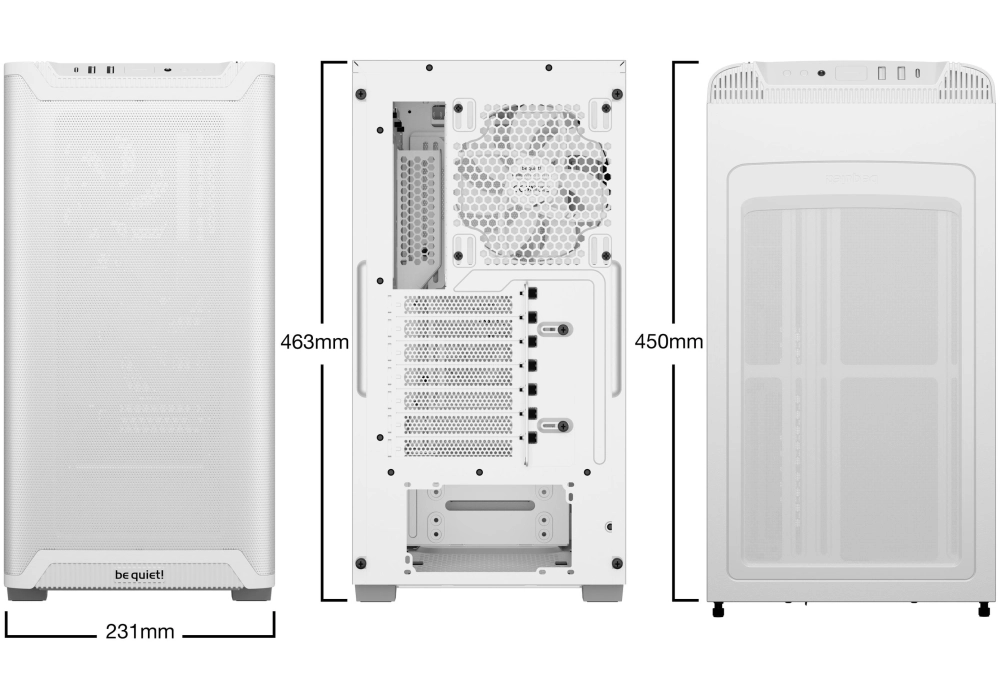 be quiet! Airflow Pure Base 501 Blanc