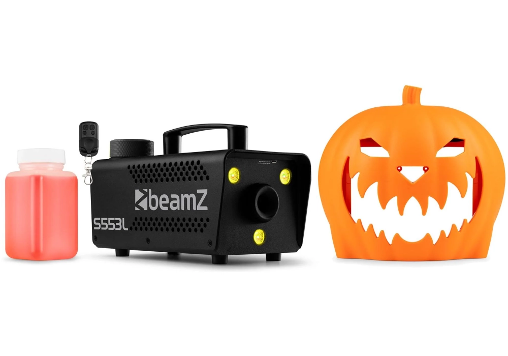 BeamZ Machine fumigène S553L Halloween Set