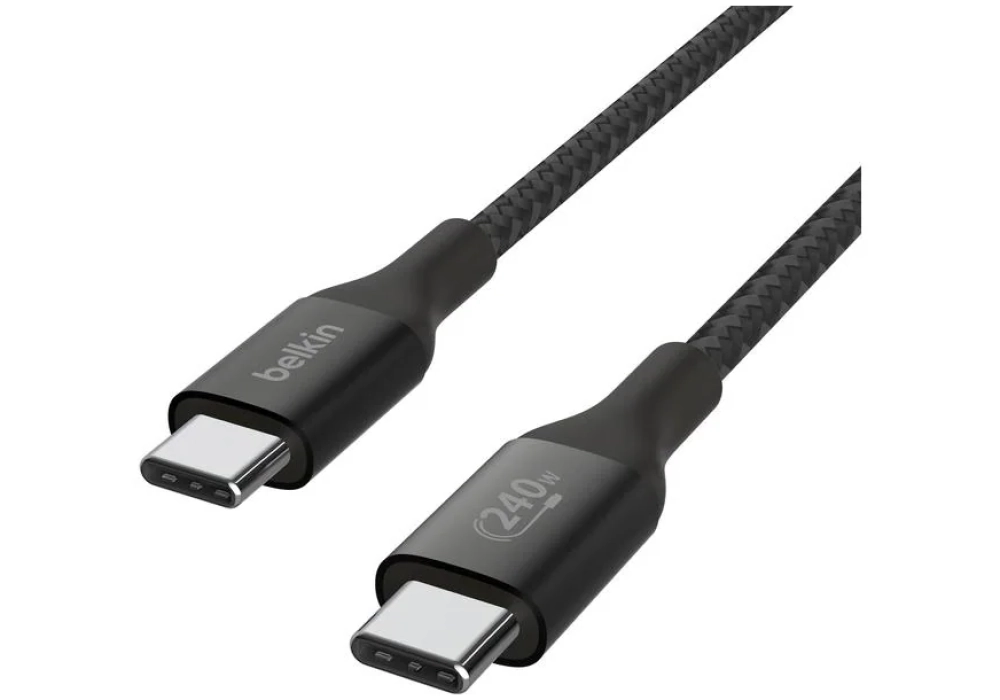 Belkin Câble USB BoostCharge 240W USB C - USB C 1 m noir