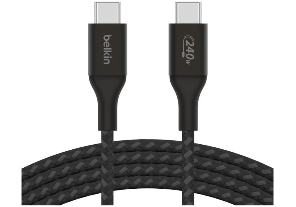 Belkin Câble USB BoostCharge 240W USB C - USB C 1 m noir