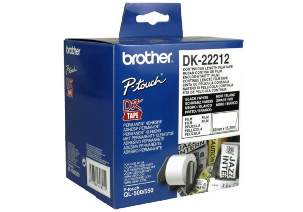 Brother Rouleau à étiquettes DK-22212 Thermo Direct 62 mm x 15.24 m