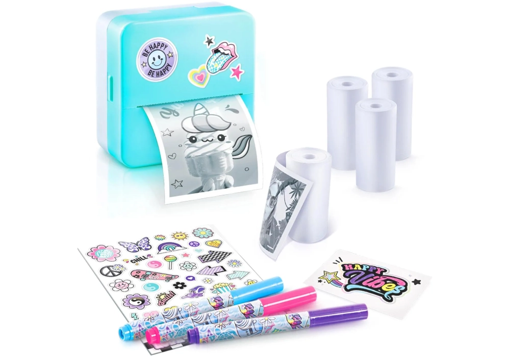 Canal Toys - Starter Kit Imprimante instantanée - Bleu