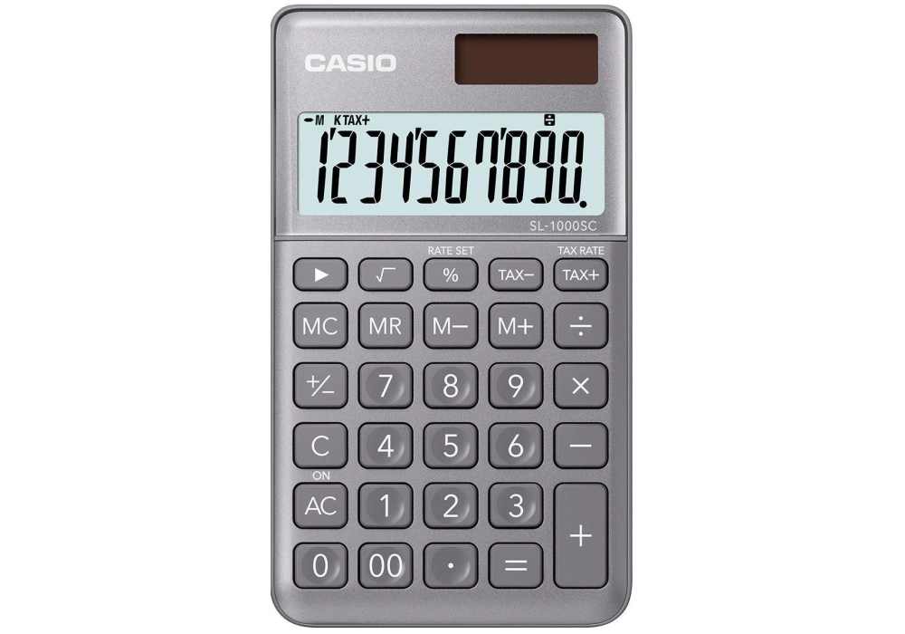 Casio Calculatrice CS-SL-1000SC-GY gris