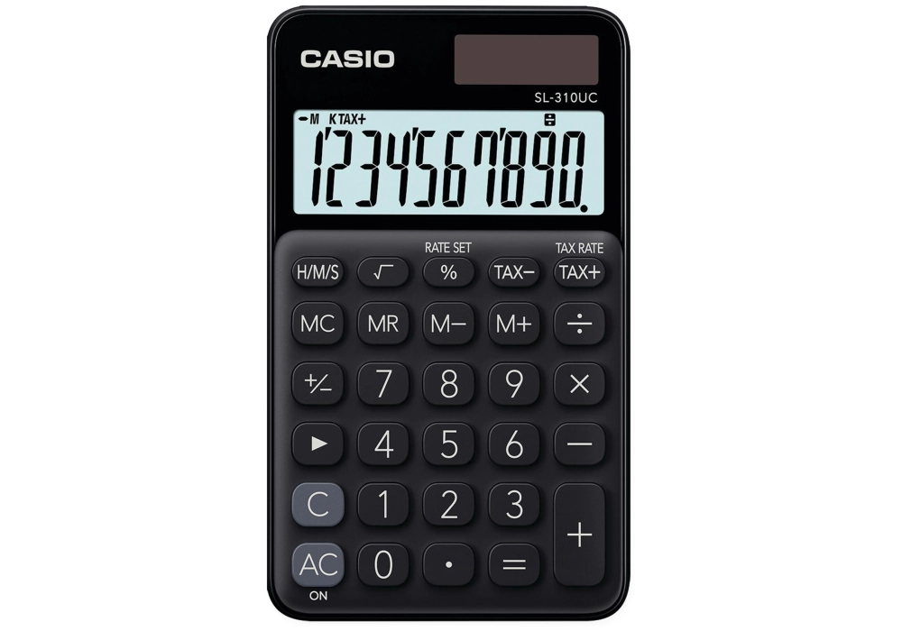 Casio Calculatrice SL-310UC-BK Noir