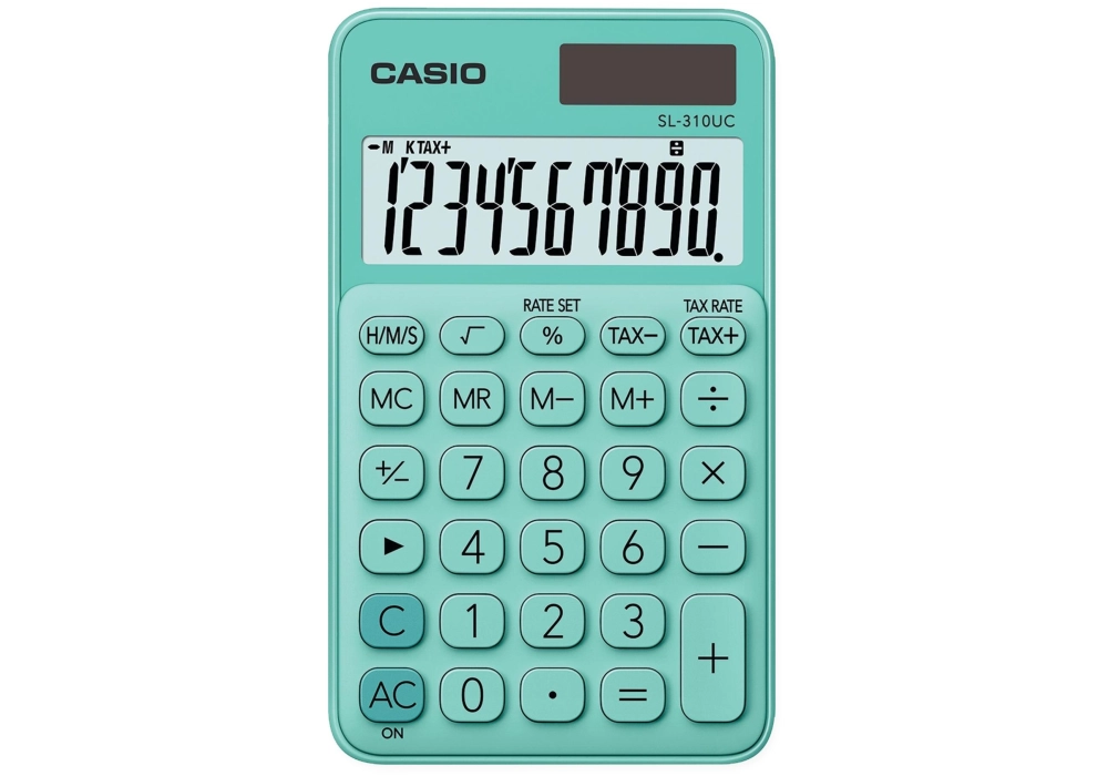 Casio Calculatrice SL-310UC-GN Turquoise