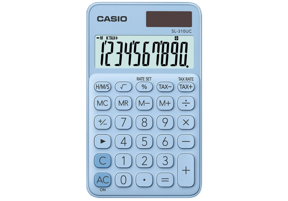 Casio Calculatrice SL-310UC-LB Bleu clair