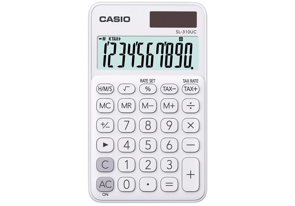 Casio Calculatrice SL-310UC-WE Blanc