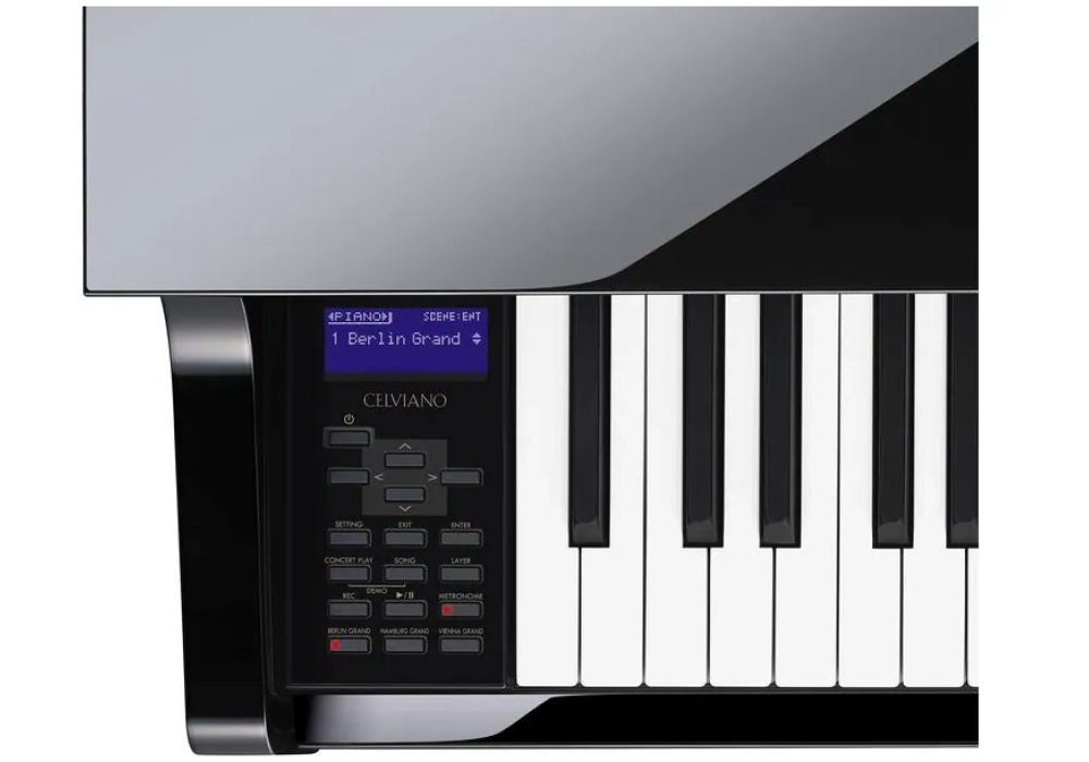 Casio Piano électrique CELVIANO Grand Hybrid GP-510BP noir, poli - GP510BP  - Prodimex SA