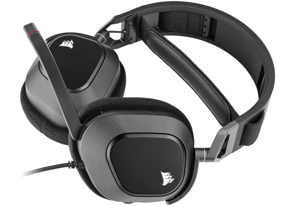 Corsair HS80 RGB USB Wired Gaming Headset (Carbon)