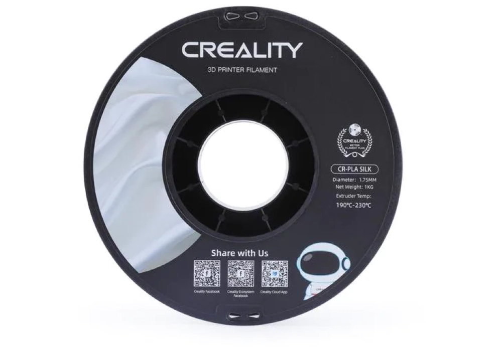 Creality Filament PLA, Silk cuivre, 1.75 mm, 1 kg