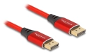 Delock Câble 16K 60 Hz DisplayPort - DisplayPort, 2 m, Rouge