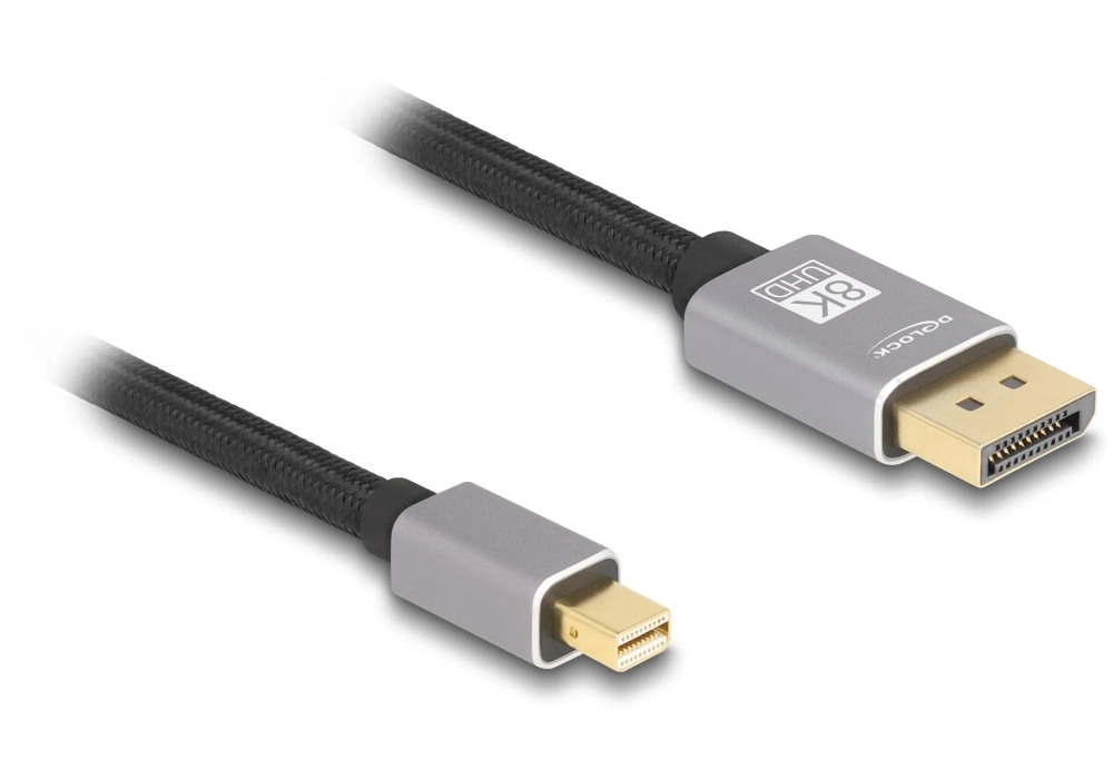 Delock Câble 8K 60 Hz Mini DisplayPort - DisplayPort, 1 m