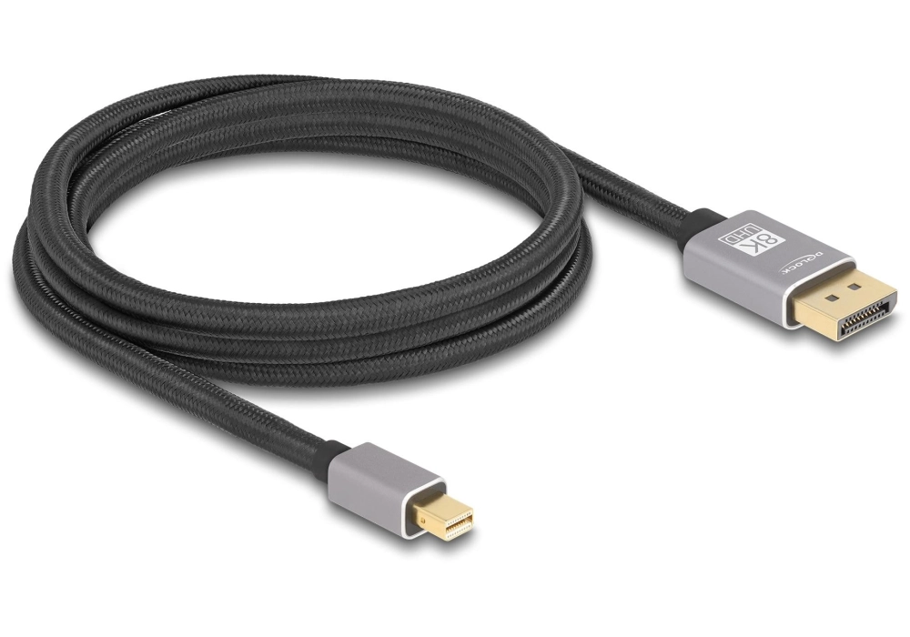 Delock Câble 8K 60 Hz Mini DisplayPort - DisplayPort, 2 m