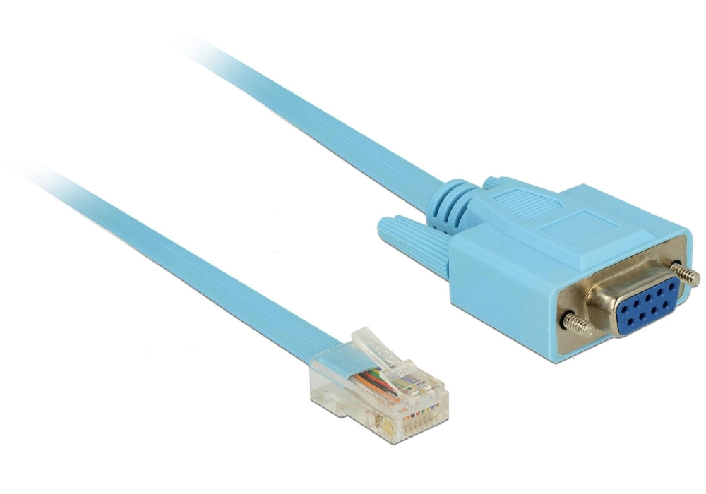 Delock Câble RS-232 DB9 vers RJ-45 Compatible Cisco - 1m