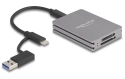 Delock Card Reader Extern 91013 USB type-C pour SD/CFexpress Type A 