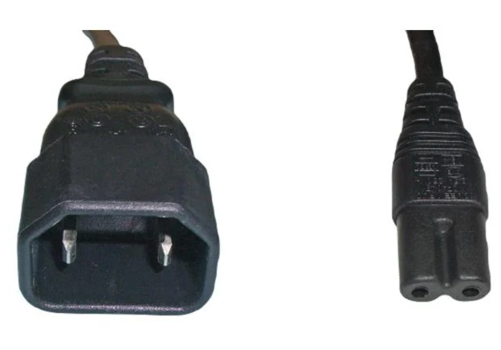 Diggelmann Câble d’appareil 1 m C7 - C14 Noir