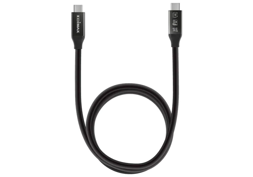 Edimax Câble Thunderbolt 3 40 Gbps USB C - USB C 0.5 m