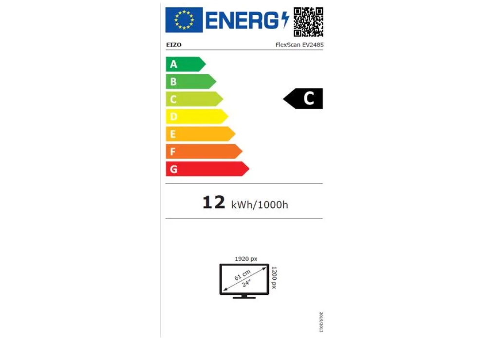 EIZO EV2485 Swiss Edition Noir [DESTOCKAGE]