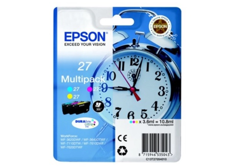 Epson Ink Cartridge 27 Multipack C13t Prodimex Ch