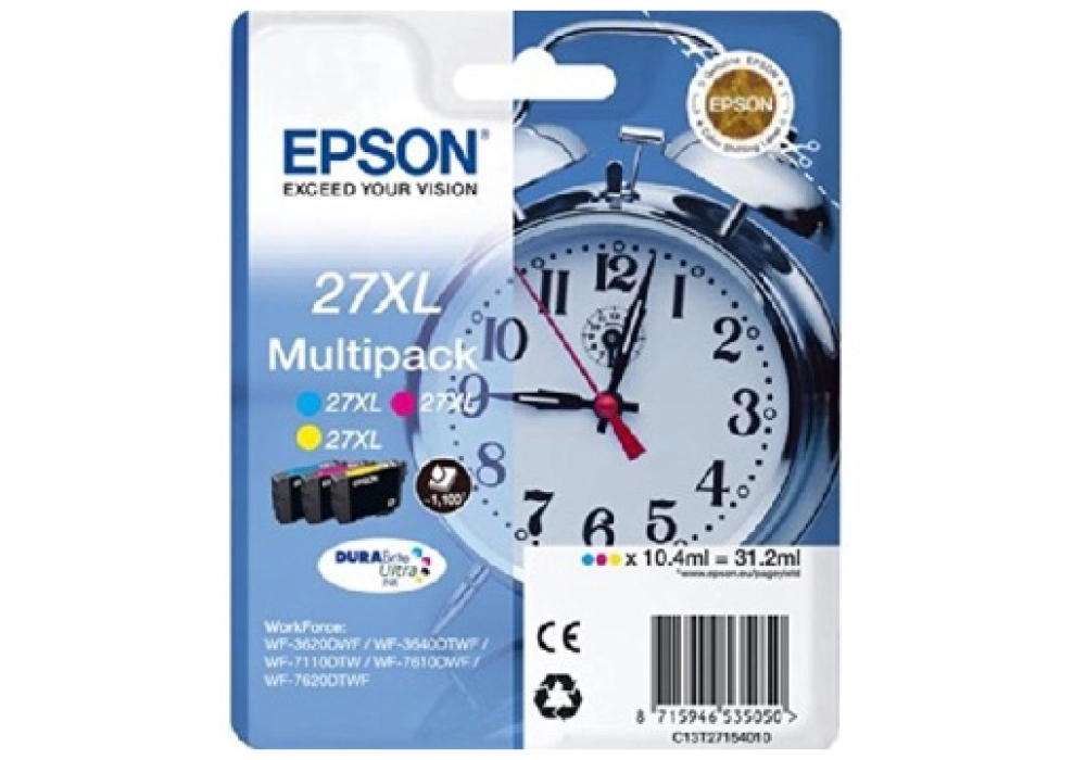 Epson Ink Cartridge 27 XL - Multipack