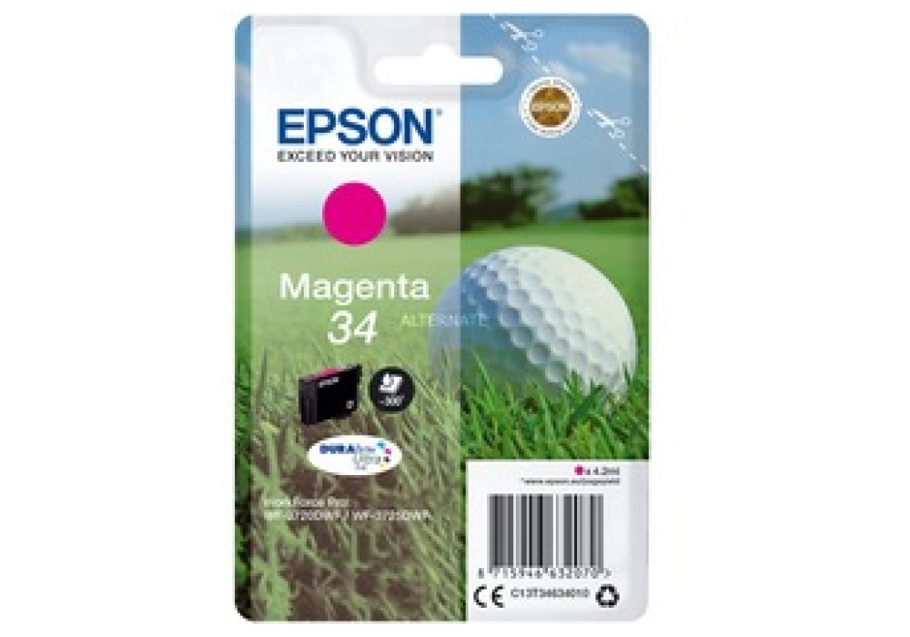 Epson Ink Cartridge 34 - Magenta