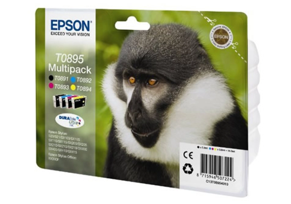 Epson Ink Cartridge T0895 - Multipack