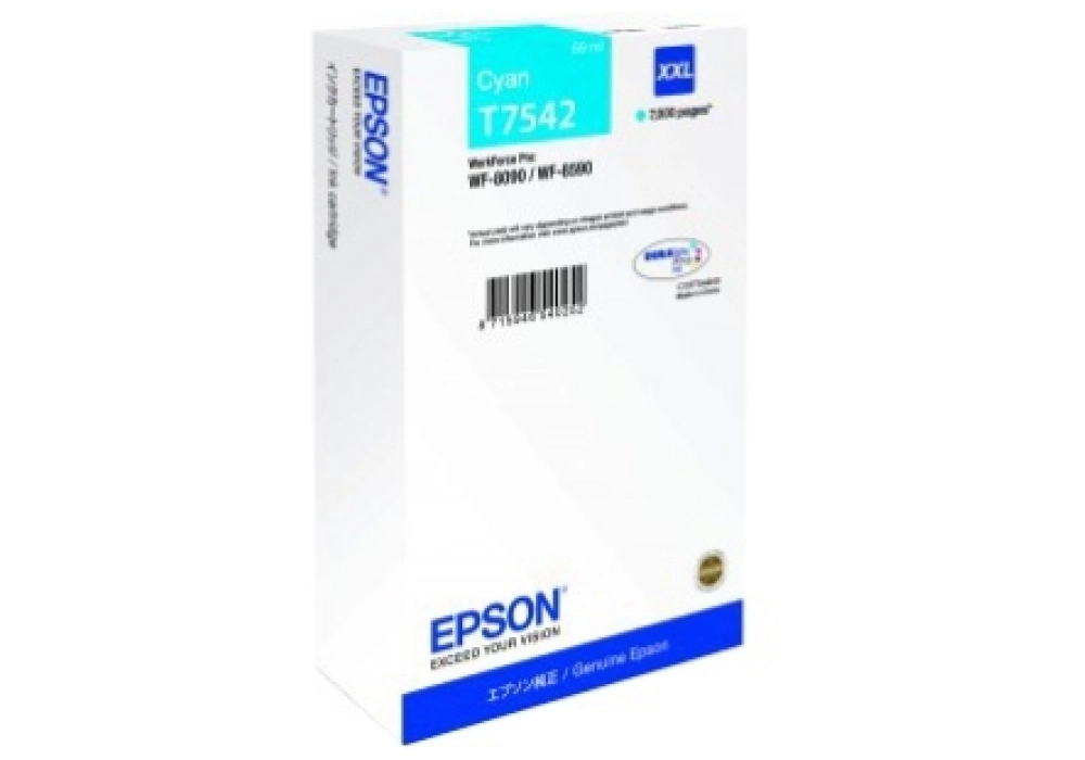 Epson Ink Cartridge T7542 XXL - Cyan