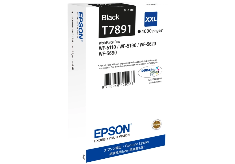 Epson Ink Cartridge T7891 - Black