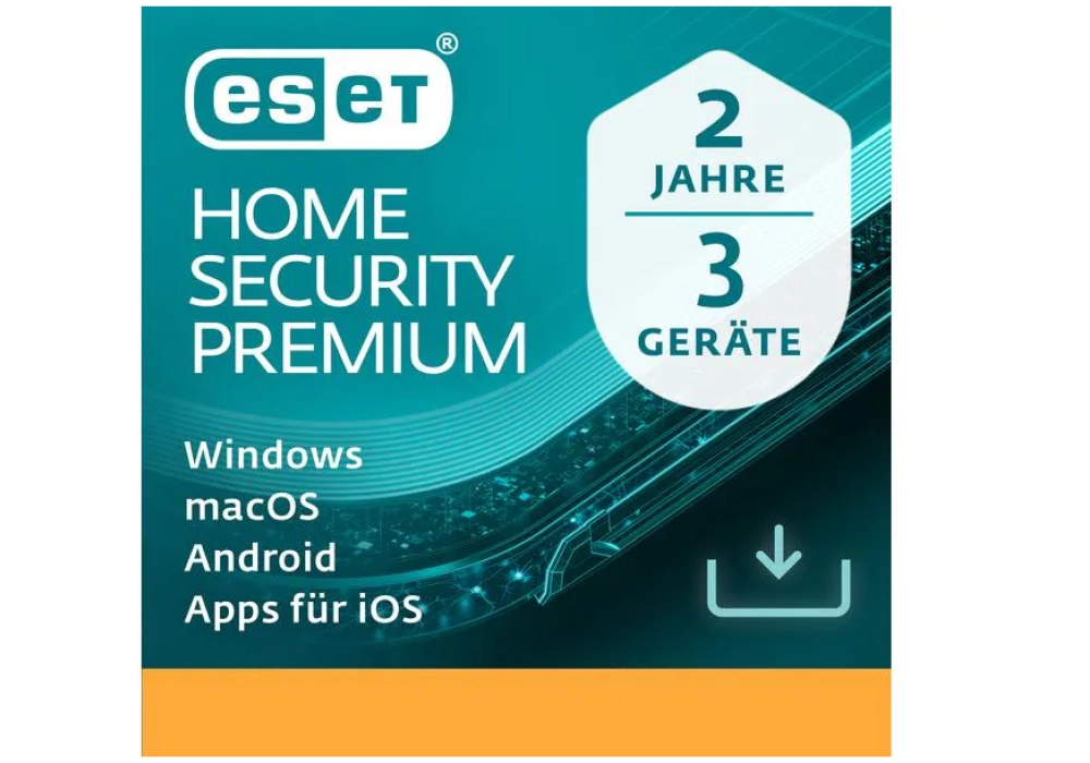 ESET HOME Security Premium 3PC 2 ans - No CD/DVD - Clé envoyée par mail